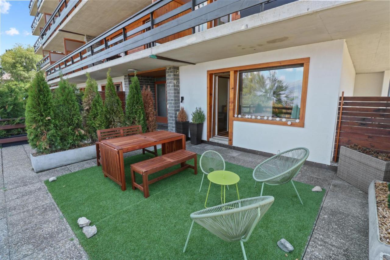 Superbe Appartement Avec Piscine Nendaz Exteriér fotografie
